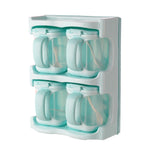 Plastic Seasoning Box Multi-purpose Combination Seasoning Rack Kitchen Supplies, One Grid, Two Grid, Three Grid, Four Grid