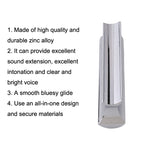 Metal Zinc Alloy Solid Guitar Slider Folk Slide Block, Metal 70mm(Silver), Metal 70mm(Gold)