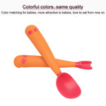 Baby Learning To Eat Bending Training Elbow Twisting Spoon Fork