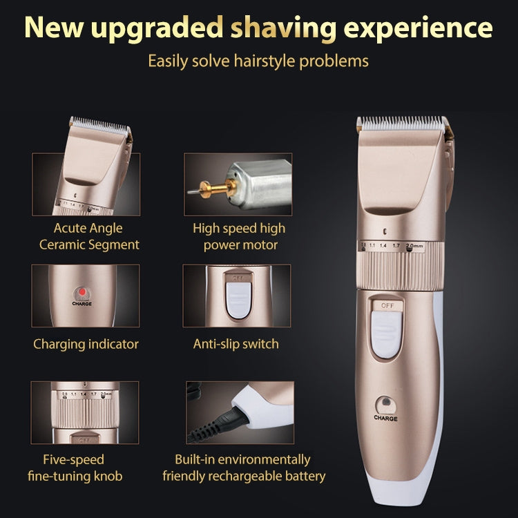 JIANDA X1 Hair Clipper Electric Clipper Rechargeable Adult Children Electric Faders Plug And Play Shaver