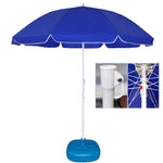Outdoor Large Double-layer Sun Umbrella Shade And Sun Protection Stalls In The Wild, 1.8m sapphire blue, 2.0m sapphire blue, 2.4m sapphire blue, 2.8m sapphire blue, 3.2m sapphire blue
