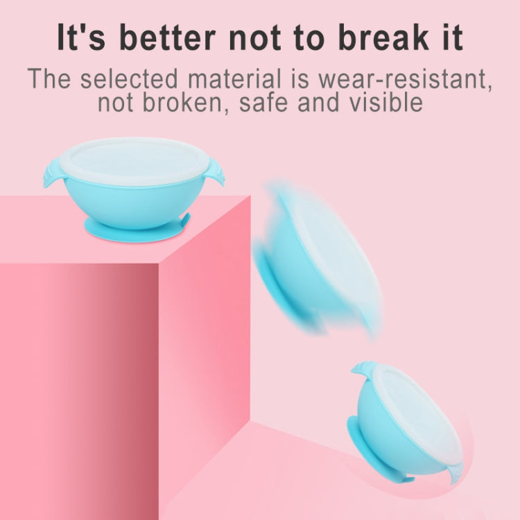 Food Grade Silicone Anti-fall Anti-slip Baby Food Supplement Bowl Suction Cup Bowl, TBD0426387601C, TBD0426387601A, TBD0426387601B