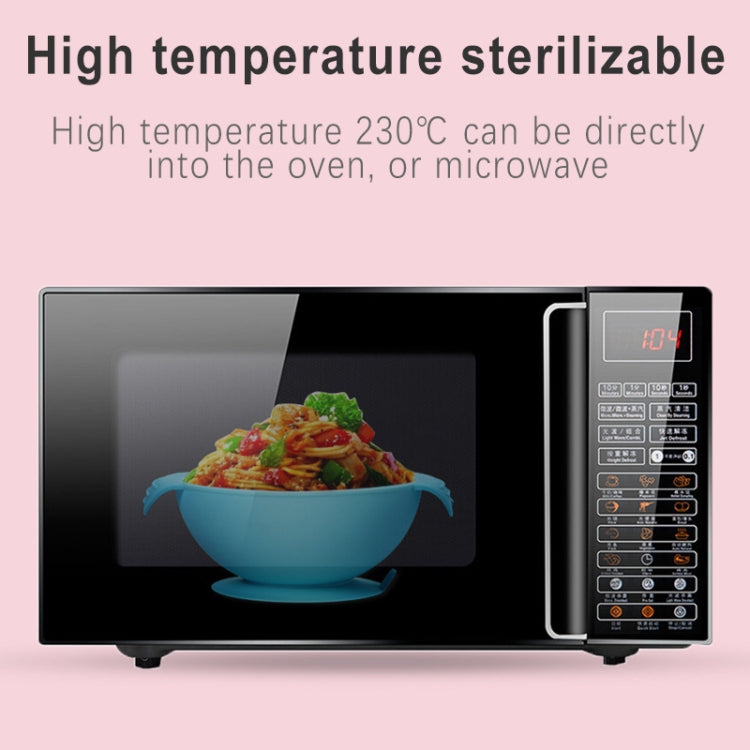 Food Grade Silicone Anti-fall Anti-slip Baby Food Supplement Bowl Suction Cup Bowl, TBD0426387601C, TBD0426387601A, TBD0426387601B