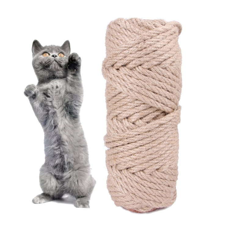Pets Hemp Rope Cat Scratch Board Sword Rope Accessories Protect Cat Grip Toy Grabbing Materials, 3 PCS 10m, 30m, 50m, 10m