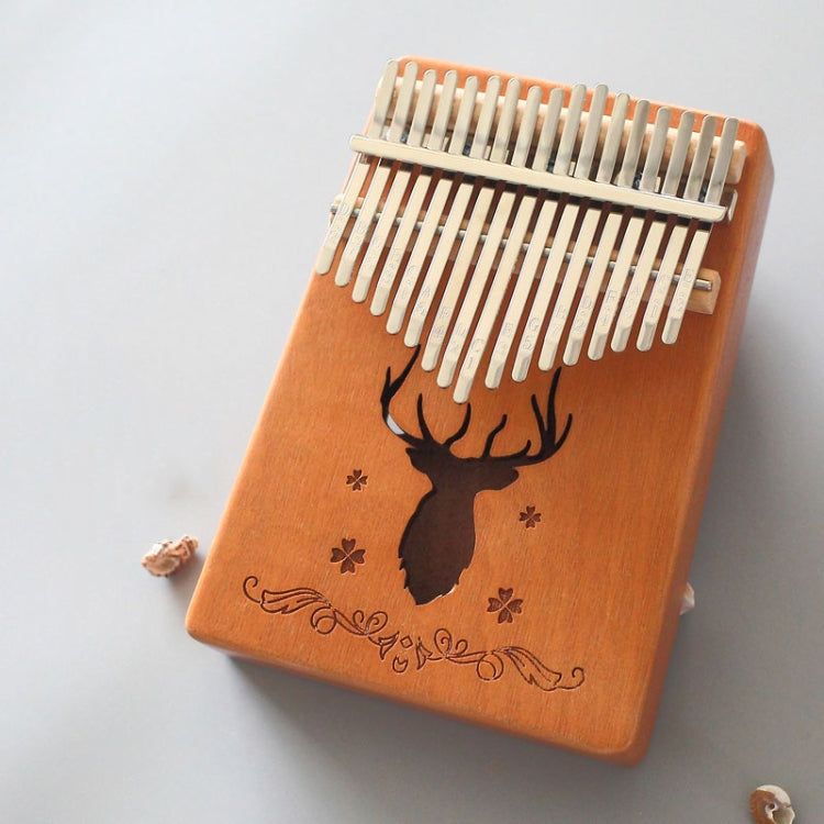 17-tone Kalimba Portable Thumb Piano, Mahogany-Classic Deer, Bamboo-Classic Deer, Mahogany-Sun God, Mahogany-Six-Pointed Star, Mahogany-Blue (Classic Deer), Spruce-Classic Deer, White-Classic Deer, Acacia-Classic Deer, Nan Bamboo-Sun God