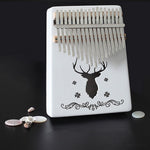 17-tone Kalimba Portable Thumb Piano, Mahogany-Classic Deer, Bamboo-Classic Deer, Mahogany-Sun God, Mahogany-Six-Pointed Star, Mahogany-Blue (Classic Deer), Spruce-Classic Deer, White-Classic Deer, Acacia-Classic Deer, Nan Bamboo-Sun God