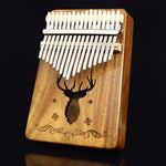 17-tone Kalimba Portable Thumb Piano, Mahogany-Classic Deer, Bamboo-Classic Deer, Mahogany-Sun God, Mahogany-Six-Pointed Star, Mahogany-Blue (Classic Deer), Spruce-Classic Deer, White-Classic Deer, Acacia-Classic Deer, Nan Bamboo-Sun God
