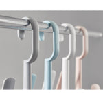 Multifunctional Outdoor Windproof Clothes Rack Balcony Shoe Rack Random Color