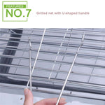 HZ-003 BBQ Grill Outdoor Portable Stainless Steel Stove Household Charcoal Barbecue Rack, M, L