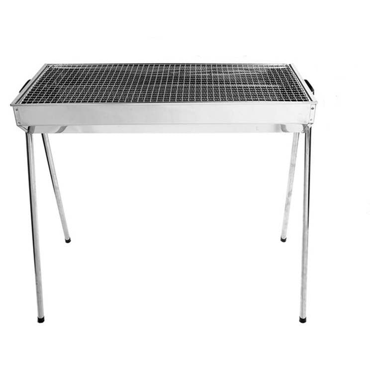 HZ-003 BBQ Grill Outdoor Portable Stainless Steel Stove Household Charcoal Barbecue Rack, M, L