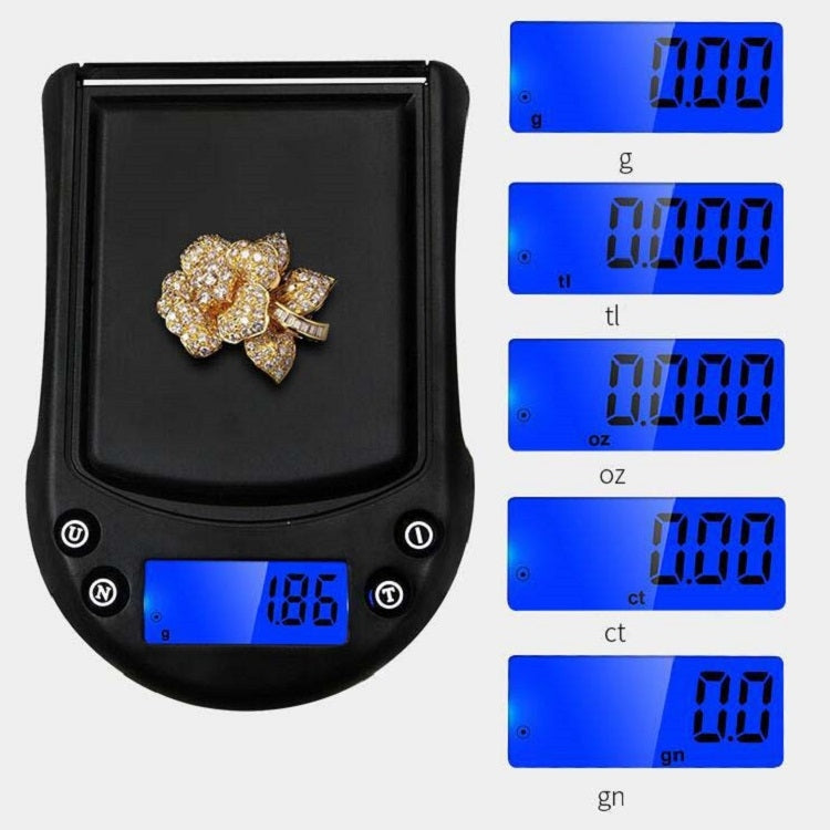 Precision Palm Scale Gold Silver Jewelry Scale Pocket Scale, Specification:200g/0.01g, 200g/0.01g  :Without Battery
