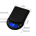 Precision Palm Scale Gold Silver Jewelry Scale Pocket Scale, Specification:200g/0.01g, 200g/0.01g  :Without Battery