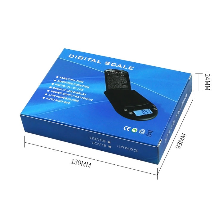 Precision Palm Scale Gold Silver Jewelry Scale Pocket Scale, Specification:200g/0.01g, 200g/0.01g  :Without Battery