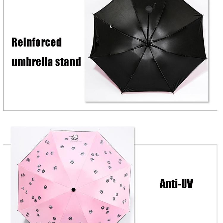 Cartoon Creative Children Umbrella Sunscreen Vinyl Small Fresh Folding Umbrella, Sky Blue, Purple, Pink, Navy