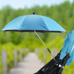 Stroller Universal Stroller Umbrella Sliding Baby Artifact Vinyl Anti-UV Universal Clip Sun And Rain Dual-use Umbrella, Pink, Gray, Blue, Black