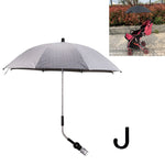 Stroller Universal Stroller Umbrella Sliding Baby Artifact Vinyl Anti-UV Universal Clip Sun And Rain Dual-use Umbrella, Pink, Gray, Blue, Black