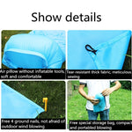 Outdoor Waterproof Air Pillow Picnic Mat Carrying Ground Sand Beach Grass Mat, Single, Double, Four People