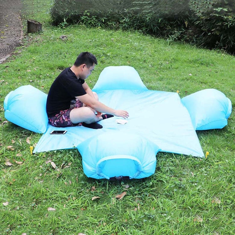 Outdoor Waterproof Air Pillow Picnic Mat Carrying Ground Sand Beach Grass Mat, Single, Double, Four People