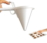 7 قطع قمع تزيين كريمة الزبدة، موزع شوكولاتة لكعك اليدوي، أداة خبز