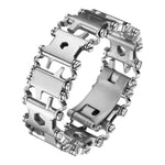 Multifunctional Stainless Steel Outdoor Survive Tool Bracelet for Men