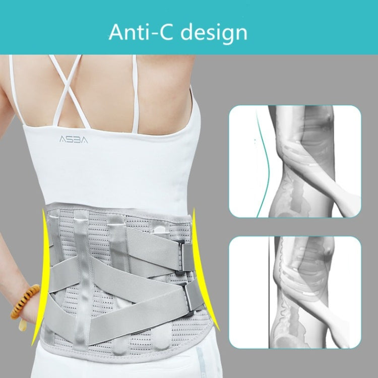 Steel Plate Support Warm And Breathable Medical Waist Belt Waist Orthosis, S, M, L, XL, XXL