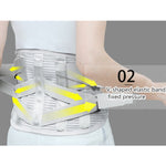 Steel Plate Support Warm And Breathable Medical Waist Belt Waist Orthosis, S, M, L, XL, XXL