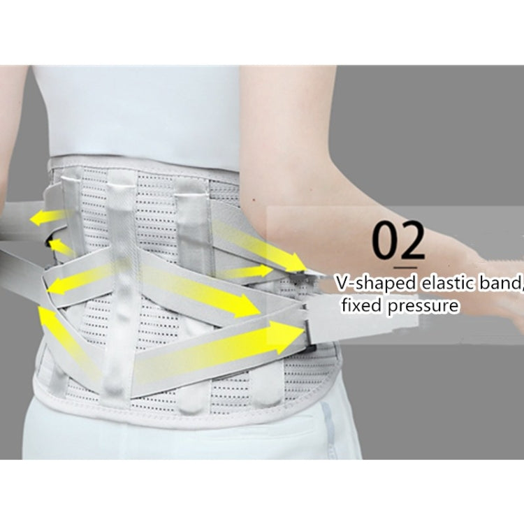 Steel Plate Support Warm And Breathable Medical Waist Belt Waist Orthosis, S, M, L, XL, XXL