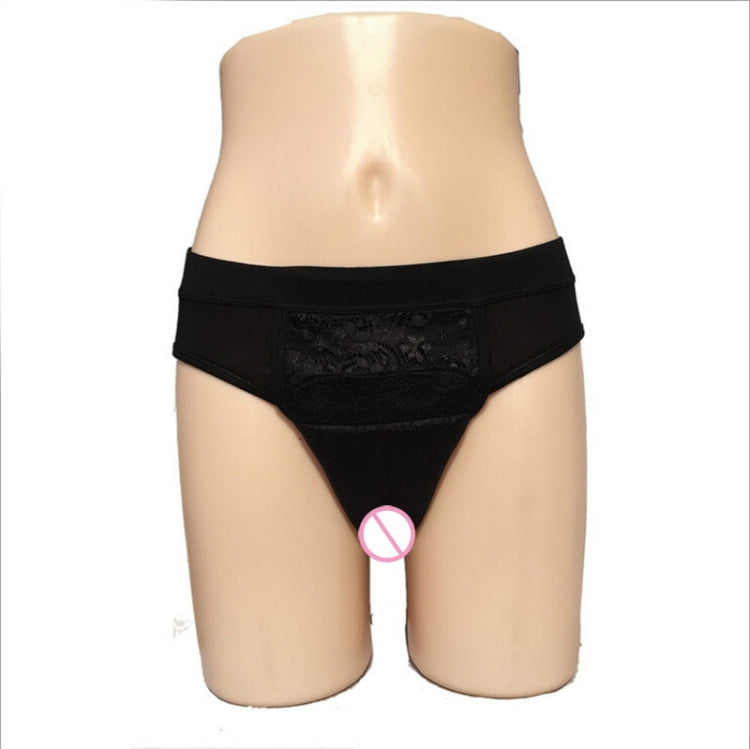 CD Pseudo-girl Underwear Male Disguise Women Hidden Lower Body Pants Cross-dress Underwear, S, M, L, XL, XXL