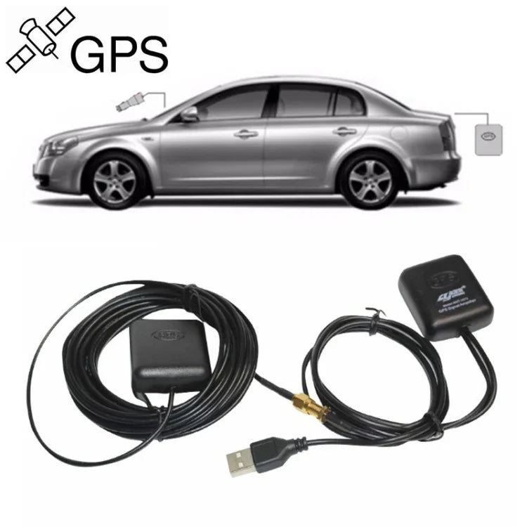 مضخم إشارة هوائي ملاحة GPS للسيارة 2 في 1، مضخم إشارة
