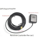 مضخم إشارة هوائي ملاحة GPS للسيارة 2 في 1، مضخم إشارة
