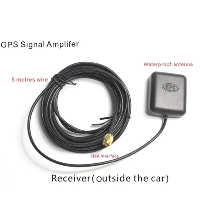 مضخم إشارة هوائي ملاحة GPS للسيارة 2 في 1، مضخم إشارة