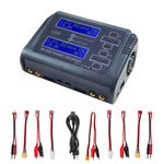 HTRC C240 Balanced Lithium Battery Charger Remote Control Airplane Toy Charger, EU Plug