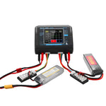 HTRC T240 Touch Balance Model Airplane Lithium Battery Charger Remote Control Car Toy B6 Charger,, EU Plug, US Plug