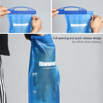 Rhinowalk Cycling Water Bag 2L/3L Full Opening Outdoor Drinking Water Bag Drinking Equipment, RK18101 blue 2L, RK18101 red 2L, RK18103 blue 3L