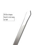 5 PCS Barbecue Pin With Handle BBQ Stainless Steel Grill Skewer Grill Pin With Heat-proof Handle