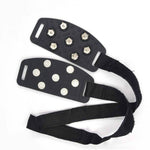 DM-1601 1pair Outdoor Mountaineering Snow Ice Surface 7-tooth Crampons Zinc Alloy Spikes Silicone Anti-skid Shoe Covers, DM-1601Shoe Cover