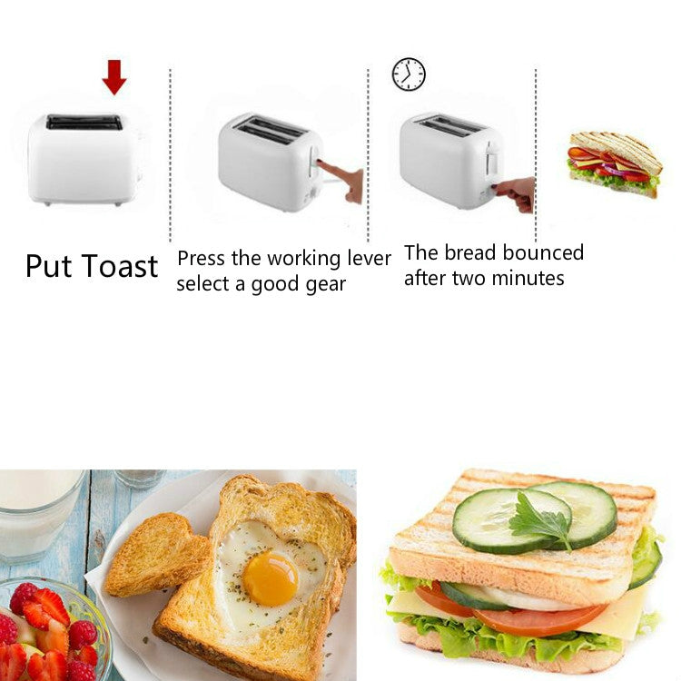 Toaster Home Sandwich Breakfast Machine Automatic Breakfast Toaster, EU Plug, Breakfast Machine