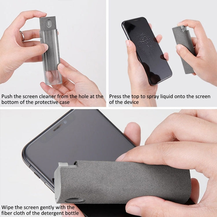 Computer Mobile Phone Screen Cleaning Portable Spray Bottle, Dream Pink (with Shell and Packaging), Space Gray (with Shell and Packaging)