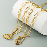 Ladies Exquisite Clavicle Chain Brass Micro-inlaid Zircon Necklace, Cloud
