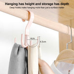 Rotatable Tie Belt Wardrobe Storage Hook, Tie Belt Hook
