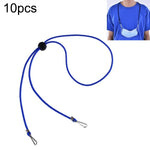 10pcs Mask Anti-lost Adjustable Lanyard and Ear Hook, Cashmere, White, Black, Yellow, Green, Blue, Pink, Red, Grey