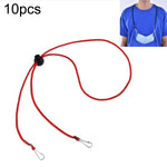 10pcs Mask Anti-lost Adjustable Lanyard and Ear Hook, Cashmere, White, Black, Yellow, Green, Blue, Pink, Red, Grey