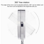 Wandmontierter, ausziehbarer LED-Schminkspiegel mit Lampe, HD-Doppelseitenspiegel, Wandmontage, ausziehbar