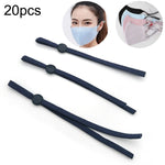 20pcs Adjustable Elastic Band Mask Rope, Random Color Delivery, Elastic Band Mask Rope