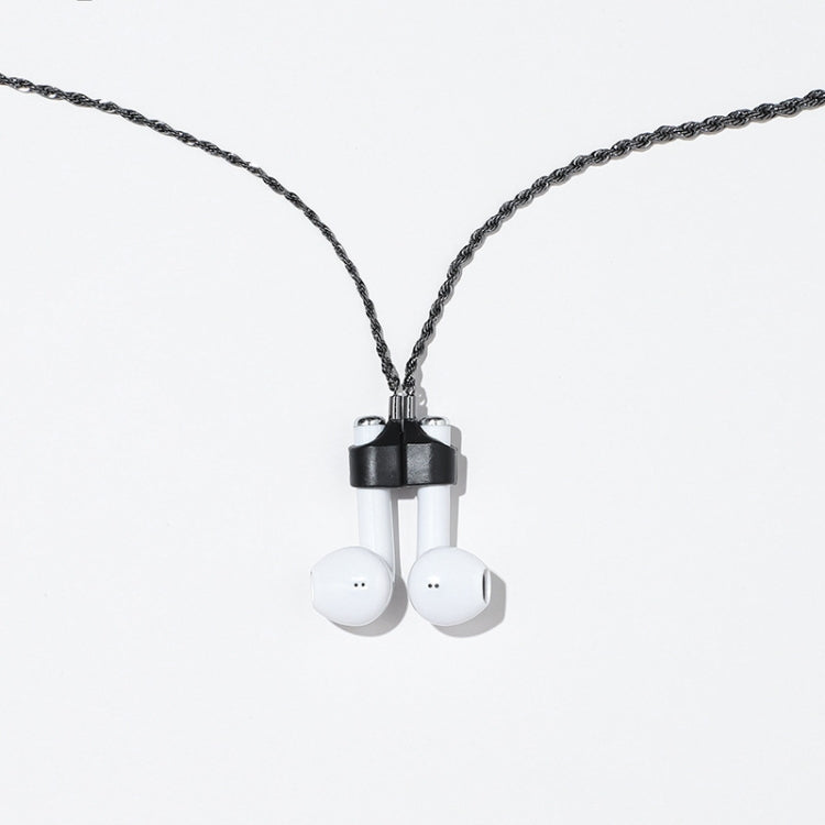 سلسلة مضادة للضياع لسماعات AIRPODS اللاسلكية، غلاف مغناطيسي قوي، من التيتانيوم والفولاذ المقاوم للصدأ، ألوان الذهب، الذهب الوردي، الذهب الأسود، لون الفولاذ