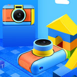 كاميرا رقمية HD لعبة للأطفال كاميرا SLR صغيرة