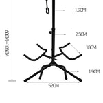 Tripod Three-head Height Adjustment Guitar Stand, Three-head Guitar Stand