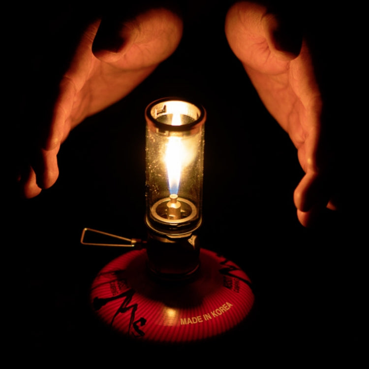 BRS-55 Outdoor Camping Lighting Mini Steam Light Tent Gas Coreless Candle Light