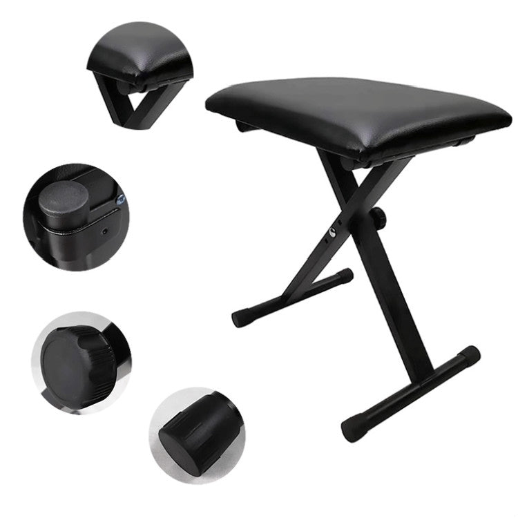 X-shaped Liftable Folding Bench for Musical Instruments, X-shaped Liftable Bench