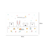 5 PCS Kitchen Cabinet Stove Range Hood Oil-Proof Self-Adhesive Sticker, Transparent Type